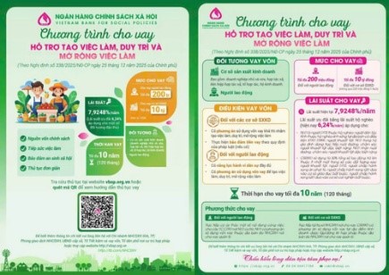 Chính sách nâng cao ưu đãi trong hỗ trợ tạo việc làm, duy trì và mở rộng việc làm ở địa phương