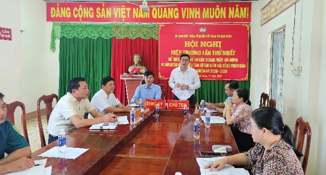 Hòa Bình: Hội nghị hiệp thương lần thứ Nhất giới thiệu người ứng cử đại biểu Hội đồng nhân dân xã nhiệm kỳ 2026 – 2031
